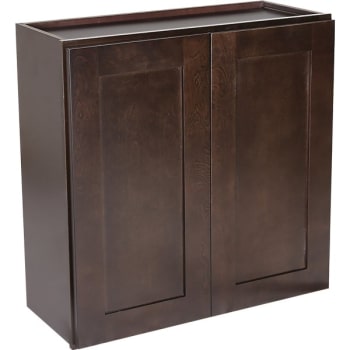 Design House® 30 X 30 X 12" Espresso Wall Cabinet, Fully-Assembled