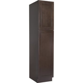 Design House® 18 x 84 x 24" Espresso Pantry Cabinet, Fully-Assembled