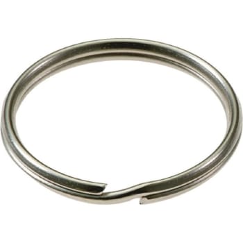 Image for Lucky Line 2" Split Key Ring, Nickel-Plated Steel, Package Of 10 from HD Supply