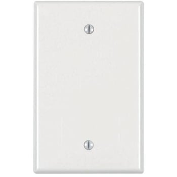 1-Gang Midway Blank Plate (White)