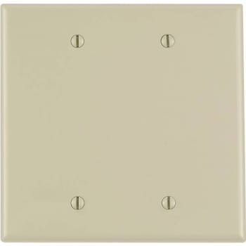 Image for Leviton 2-Gang Midway Blank Nylon Wall Plate (Ivory) from HD Supply