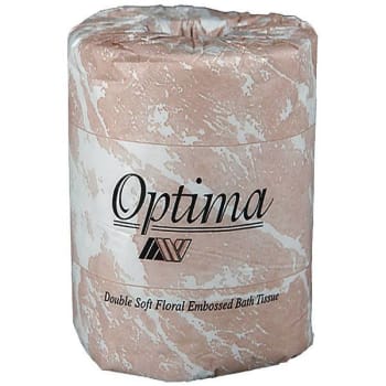 Image for Optima Embossed Premium 2-Ply Bath Tissue (White) (Case-96) from HD Supply