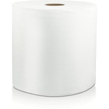 Image for Premium 1-Ply Hardwound Paper Towels 800 Ft. Roll (White) (6-Case) from HD Supply