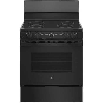 Image for GE 5.0 Cu Ft Electric Range, Self Clean, Black from HD Supply