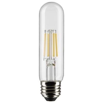 Image for Satco 5.5 Watt T10 Led Bulb, Medium Base, 3000k, 450 Lumens, Clear, Package Of 6 from HD Supply