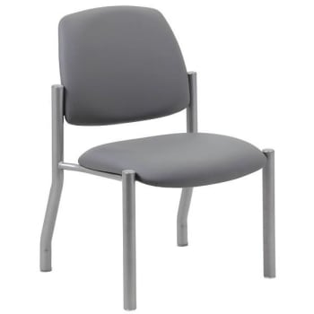 Image for Boss Office Products Armless Patient Room Guest Chair In Gray from HD Supply