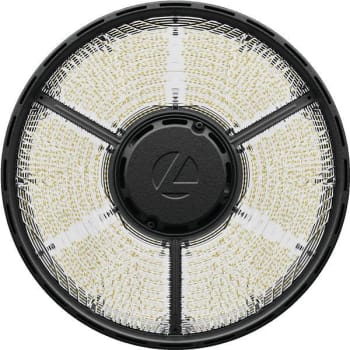 Lithonia Lighting Compact Pro Industrial Led Round High Bay, Glossy Black
