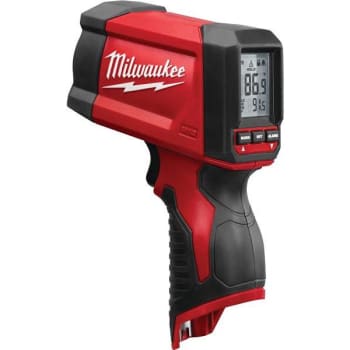 Image for Milwaukee M12 Lithium-Ion Laser 12: 1 Thermometer Temperature Infrared Gun from HD Supply