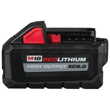 Image for Milwaukee M18 18v Lithium-Ion High-Output 6.0ah Battery Pack from HD Supply