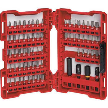 Image for Milwaukee SHOCKWAVE 65-Piece Impact Duty Alloy Steel Screw Driver Bit Set from HD Supply