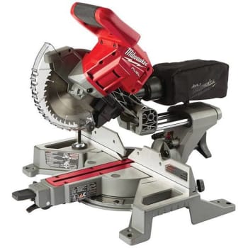 Image for Milwaukee M18 Fuel 7-1/4 In. 18v Li-Ion Brushless Dual Bevel Sliding Miter Saw from HD Supply