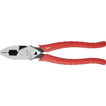 Image for Milwaukee 9 In. High-Leverage Lineman's Pliers W/ Crimper from HD Supply