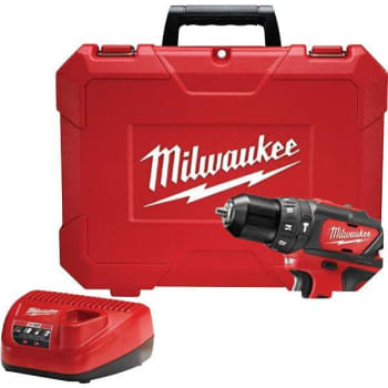 Image for Milwaukee M12 12v Li-Ion 3/8 In. Hammer Drill/Driver Kit W/ Batteries And Case from HD Supply
