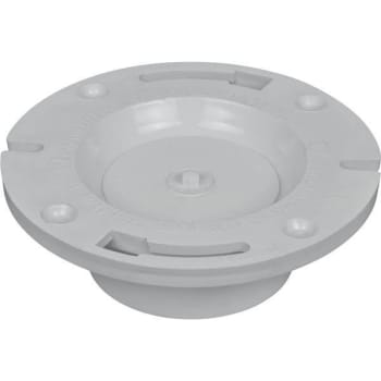 Image for Water-Tite Flush-Tite 86130 PVC Standard Pattern Closet Flange W/ Knockout Fits 3 In. And 4 In. Schedule 40 DWV Pipe from HD Supply