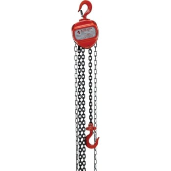 Vestil Manual Chain Hoist 2,000 Pounds Capacity 10 Feet