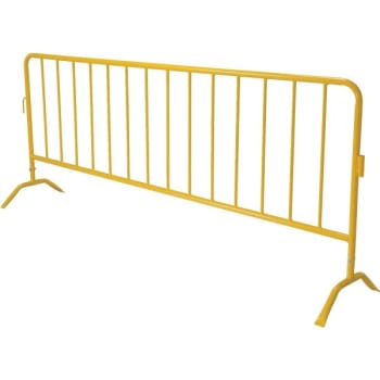 Image for Vestil Yellow Barrier With Curved Feet from HD Supply