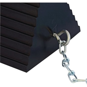 Image for Vestil Rubber Wheel Chock With Chain Hanger from HD Supply