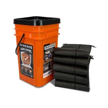 Image for Quick Dam Grab And Go Flood Kit Contains 5-10' Flood Barriers from HD Supply