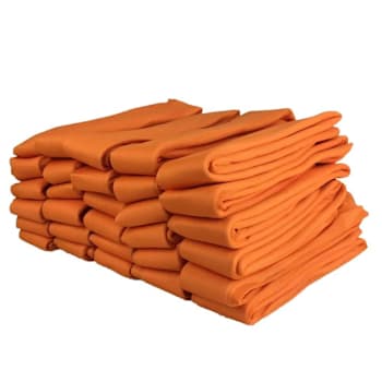 Quick Dam Water Dam 4ft 30-Pack – Indoor Water-Activated Absorbent Leak & Spill Dams, Hi-Vis Orange