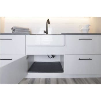 Xtreme Mats Under Sink Kitchen Cabinet Mat Grey 28 X 22 Hd Supply