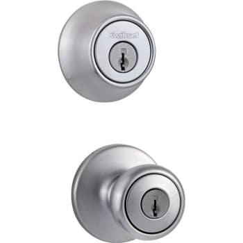 Image for Kwikset® Tylo Combo Entry Lock And Deadbolt (Satin Chrome) from HD Supply