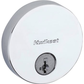 Image for Kwikset® Uptown 258 Round Deadbolt W/ Smartkey Security™ (polished Chrome) from HD Supply