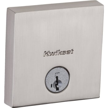 Image for Kwikset® Downtown 258 Square Deadbolt W/ Smartkey Security™ (satin Nickel) from HD Supply
