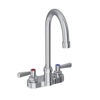 Image for Elkay® 5 In Gooseneck Scrub/hand Wash Bathroom Faucet W/ Lever Handles (Chrome) from HD Supply
