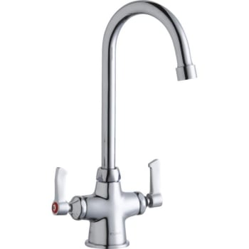 Elkay® Bathroom Faucet, 1.5 GPM, 10" Spout, Chrome, 2 Handles