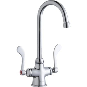 Elkay® Bathroom Faucet, 1.5 GPM, 10" Spout, Chrome, 2 Handles