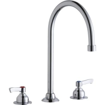 Image for Elkay® Food Service Faucet, 1.5 Gpm, 8" Center, Chrome, 2 Handles from HD Supply