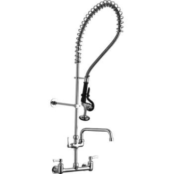Image for Elkay® Food Service Faucet, 1.5 GPM, 8" Center, Chrome, 3 Handles from HD Supply