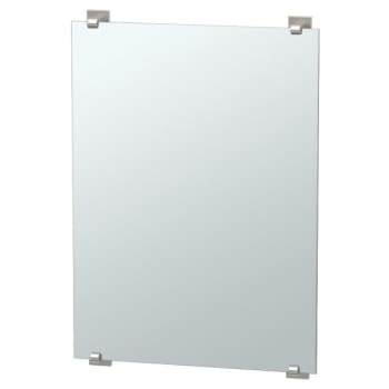 Gatco Elevate Minimalist Frameless Mirror In Satin Nickel