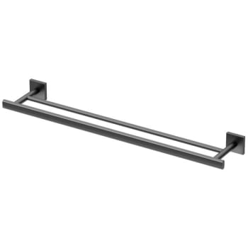 Image for Gatco Elevate 24 Double Towel Bar In Matte Black from HD Supply