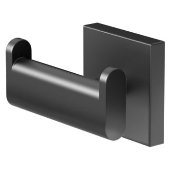 Image for Gatco Elevate Double Robe Hook In Matte Black from HD Supply
