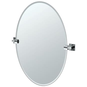 Gatco Elevate Frameless Oval Mirror In Chrome