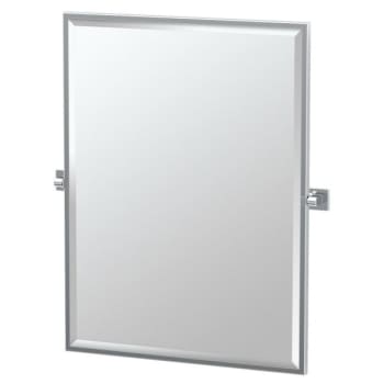 Gatco Elevate Framed Large Rectangle Mirror In Chrome