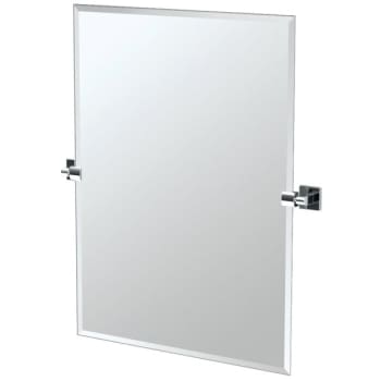 Gatco Elevate Frameless Large Rectangle Mirror In Chrome