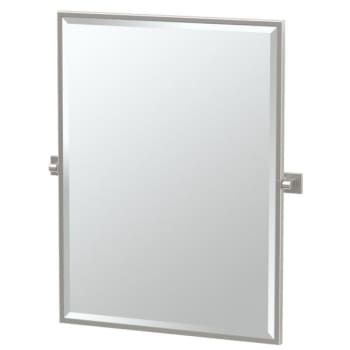 Gatco Elevate Framed Large Rectangle Mirror In Satin Nickel