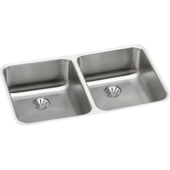 Image for Elkay® Double Bowl Stainless Sink ADA 30-3/4 x 18-1/2 x 5-3/8" Drain Included from HD Supply