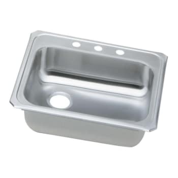 Image for Elkay® Single Bowl Stainless Top Mount Sink 25 X 21-1/4 X 5-3/8" Left Drain from HD Supply