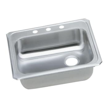 Image for Elkay® Single Bowl Stainless Top Mount Sink 25 x 21-1/4 x 5-3/8" Right Drain from HD Supply