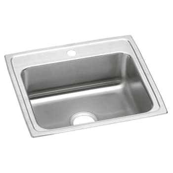 Image for Elkay® Single Bowl Stainless Steel Top Mount Sink 22 X 19-1/2 X 7-5/8" 1 Hole from HD Supply
