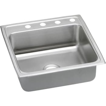 Image for Elkay® Single Bowl Stainless Steel Top Mount Sink 22 X 22 X 7-5/8" 3 Hole from HD Supply
