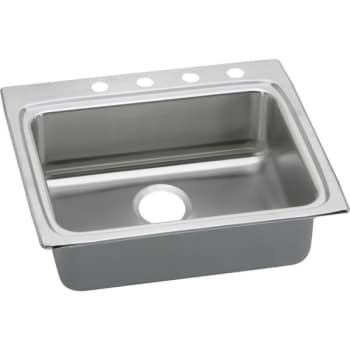 Image for Elkay® Single Bowl Stainless Steel Top Mount Sink ADA 25 x 22 x 6-1/2" 3 Hole from HD Supply