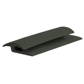Image for ROPPE 12FT Profile #159 Series Black Brown Vinyl Joiner from HD Supply