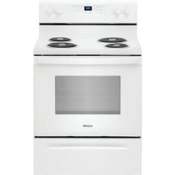 Image for Whirlpool® 30" Electric, Coil Range w/ 4.8 Cu Ft and AccuBake™ System, White from HD Supply