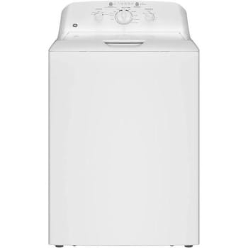 GE® 3.8 Cu. Ft. Washer with Stainless Steel Basket and Water Level Control​ in White