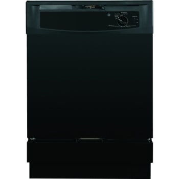 GE® 24" Built-In, Front Control, 5-Cycle, 64 dB Dishwasher, Black