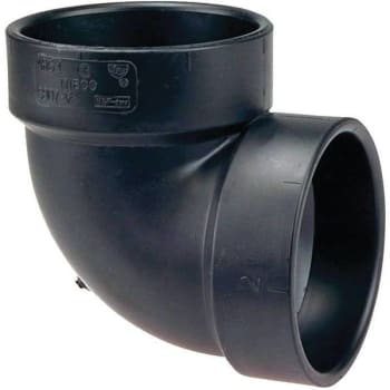 Image for Nibco 2 In. ABS DWV 90-Degree Hub X Hub Vent Elbow from HD Supply